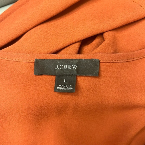 J Crew Sleeveless Rust Colored Tank Top Blouse. Large. - Picture 6 of 7